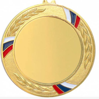 Медаль 70 мм, золото Медаль 70 мм, золото